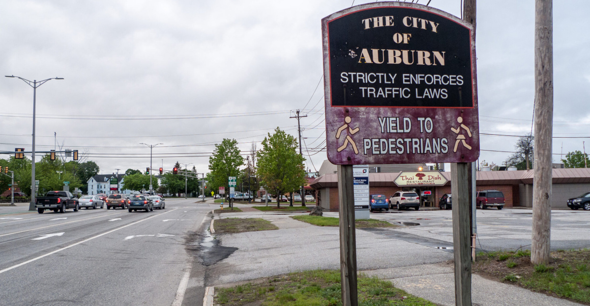 City of Auburn, Maine sign