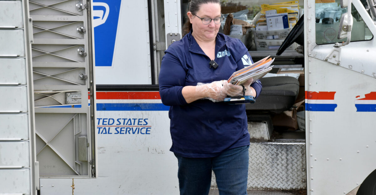 Out for delivery in Scappoose At Work With a rural mail carrier