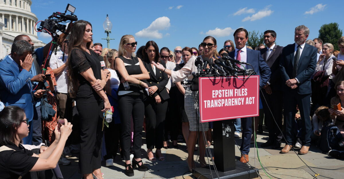G O P Thwarts Epstein Disclosure Bill as Accusers Plead for Files