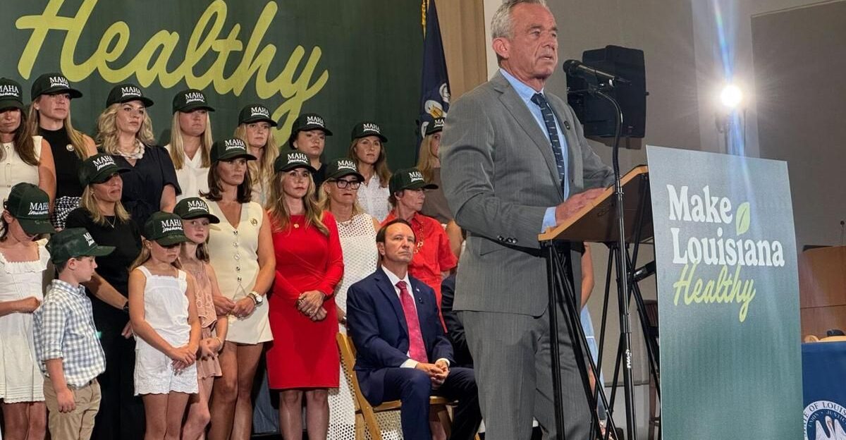 RFK Jr Gov Jeff Landry celebrate Louisiana MAHA bills A cultural shift by Pinterest Preview nola com