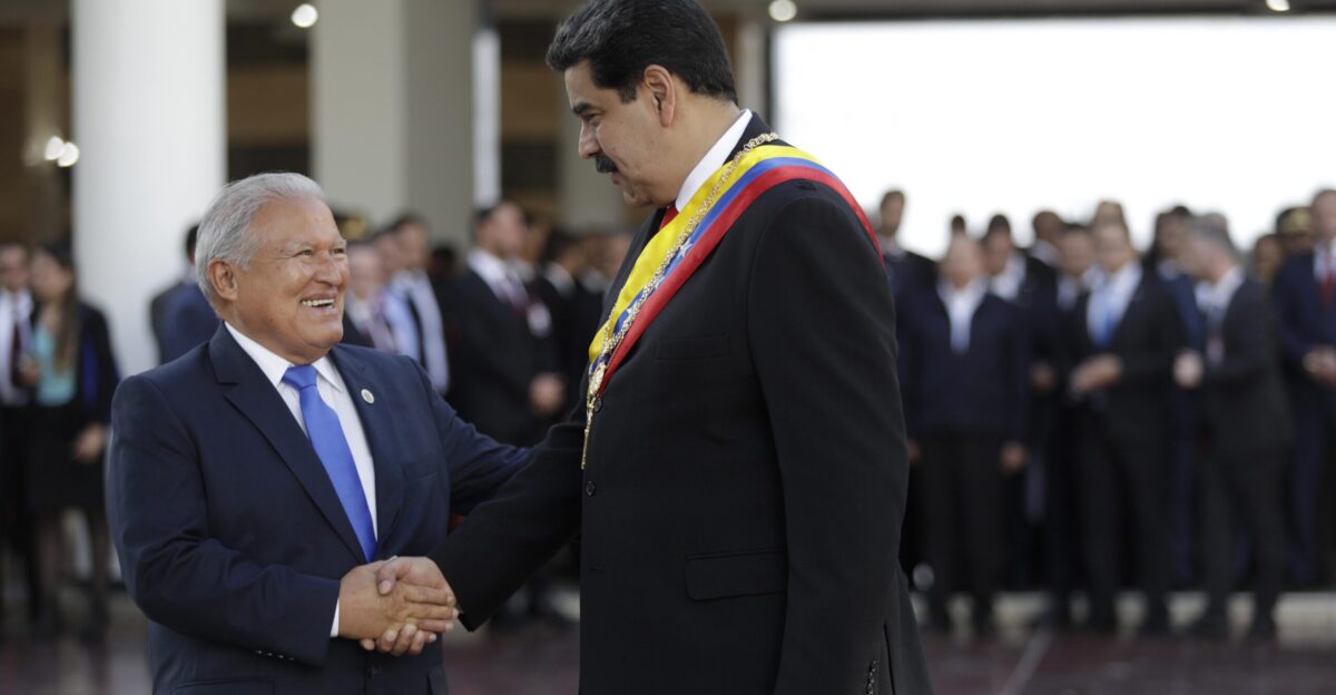 Meeting of Maduro with S nchez at Maduro s second inauguration