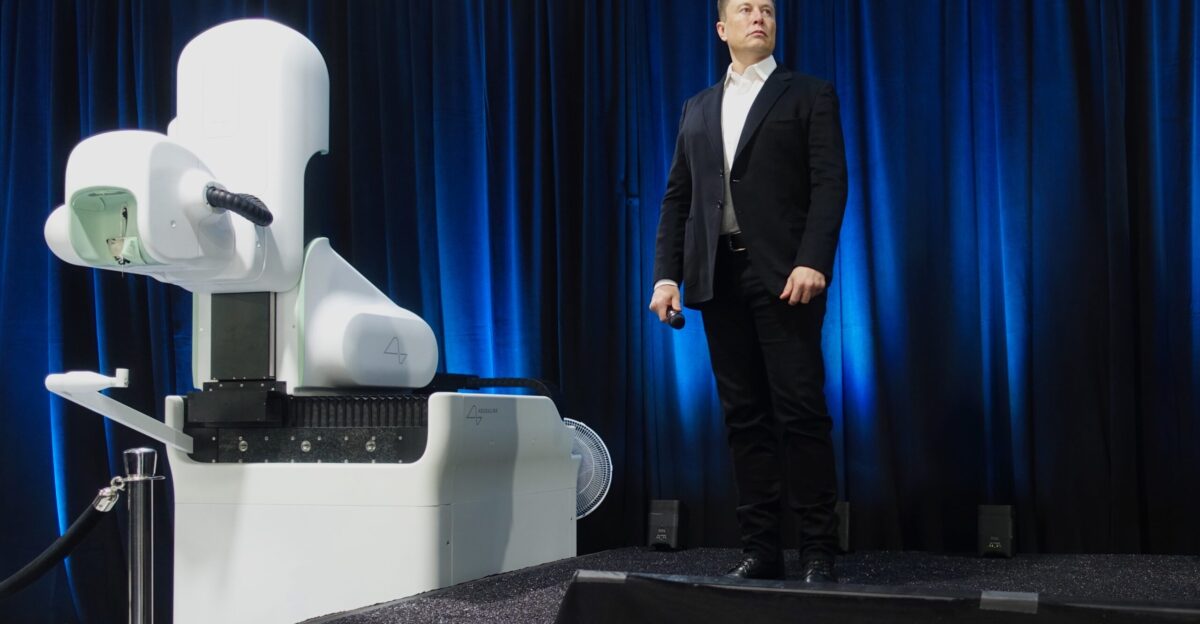 At the start of the live update event today video It felt like a scene from a sci-fi movie when we entered surrounded by brain robots and the sounds of neural-jacked pigs rustling behind the curtains C Net Elon Musk shows Neuralink brain implant working in a pig A wireless link from the Neuralink computing device showed the pig s brain activity as it snuffled around a pen on stage Friday night The demonstration shows the technology to be significantly closer to delivering on Musk s radical ambitions than during a 2019 product debut when Neuralink only showed photos of a rat with a Neuralink connected via a USB-C port The FDA granted approval for breakthrough device testing It s like a Fitbit in your skull with tiny wires Musk said of the device It communicates with brain cells with 1 024 thin electrodes that penetrate the outer layer of the brain Then there s a Bluetooth link to an outside computing device though the company is looking at other radio technology it can use to dramatically increase the number of data links Neuralink has a medical focus to start like helping people deal with brain and spinal cord injuries or congenital defects The technology could for example help paraplegics who ve lost the ability to move or sense because of spinal cord injury and the first human uses will aim to improve conditions like paraplegia or tetraplegia If you can sense what people want to do with their limbs you can do a second implant where the spinal injury occurred and create a neural shunt Musk said I m confident in the long term it ll be possible to restore somebody s full body motion The future is going to be weird Musk said discussing sci-fi uses of Neuralink In the future you will be able to save and replay memories he said You could basically store your memories as a backup and restore the memories You could potentially download them into a new body or into a robot body Musk also discussed seeing in infrared ultraviolet or X-ray using digital camera data Over time we could give somebody super vision Musk said Full disclosure Future Ventures is an investor