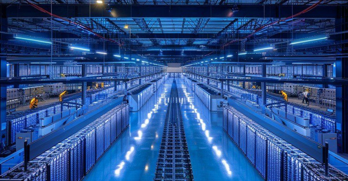 Futuristic Data Center by Charlie Shea