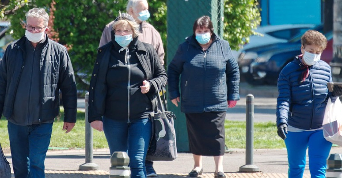 people, wearing, masks, protection, virus-free, nature, crossing, the street, pass, pedestrians, spring, urban, covid