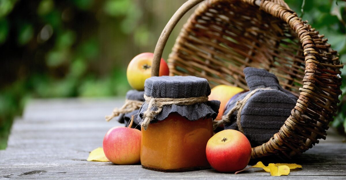 jam apple jam apples nature harvest garden fruits orchard fruit basket homemade jam preserve