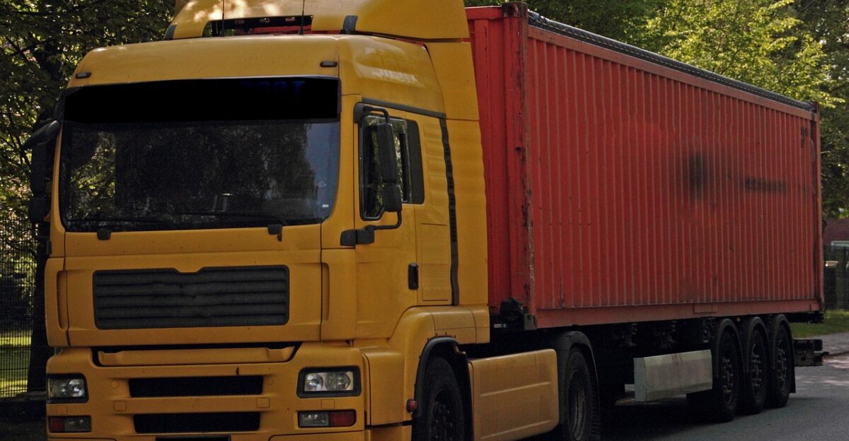 truck vehicle commercial vehicle trucks transport traffic yellow truck truck truck truck truck