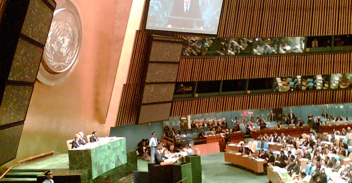 Discurso del Presidente Zapatero ante la Asamblea General nokia035