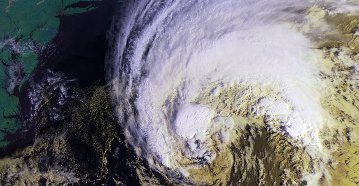 This image shows Hurricane Gabrielle at peak intensity on September 17 at 1213 UTC This image was produced from data from NOAA-15 provided by NOAA