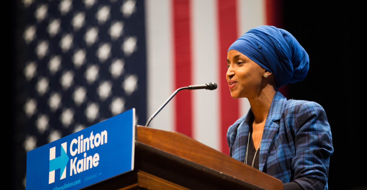 Ilhan Omar Somali American candidate for Minnesota State Representative Ilhan Omar speaking at a Hillary for MN event at the U of MN