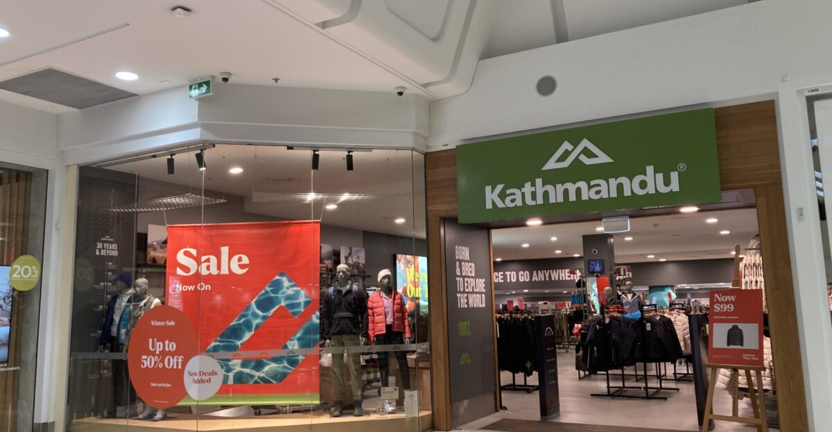 The Kathmandu store at Westfield Woden