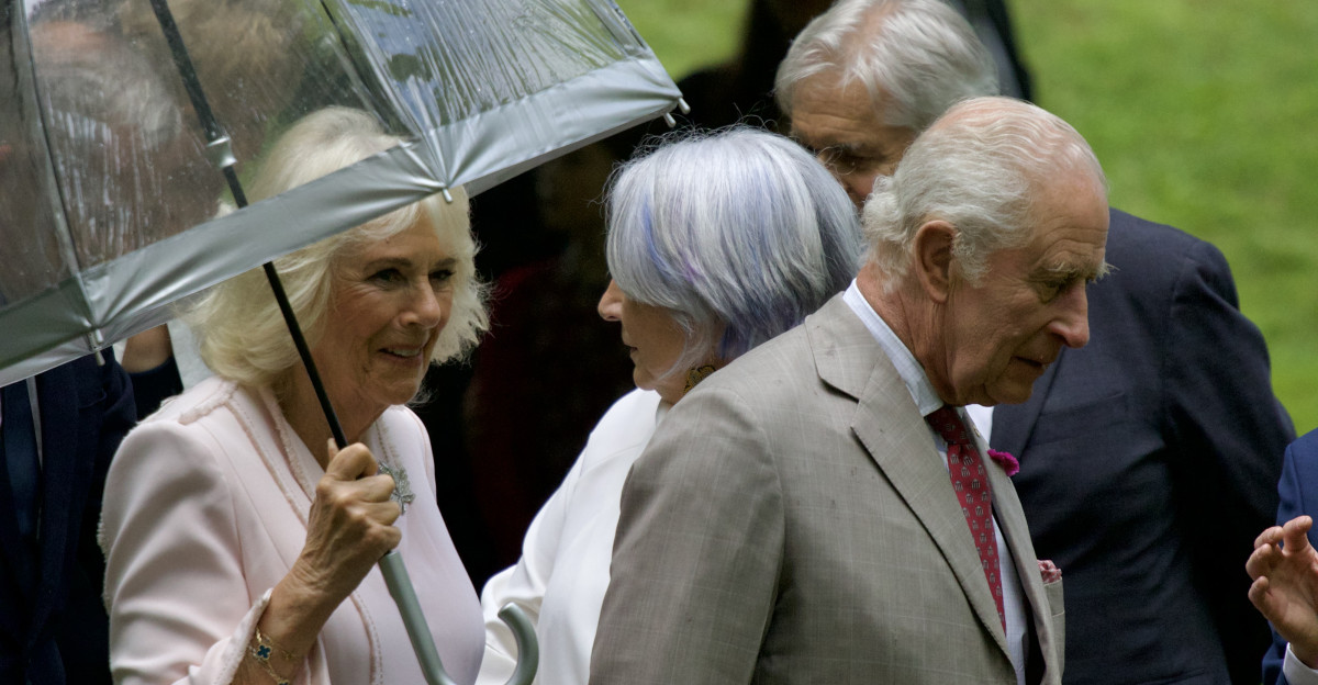 King Charles III speaks with the public during his state visit to Canada at Rideau Hall Ottawa on May 26 2025