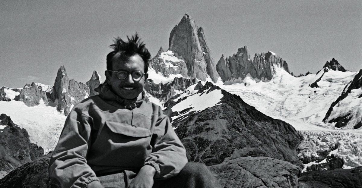 Louis Lliboutry en la cumbre del cerro Polo