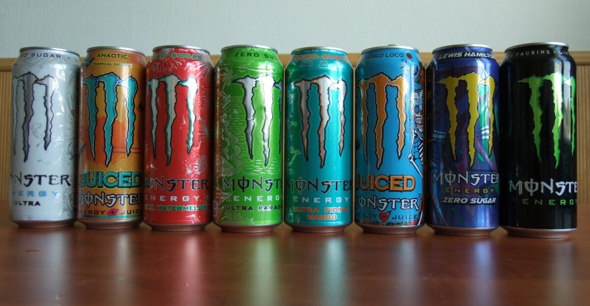Monster Energy drinks