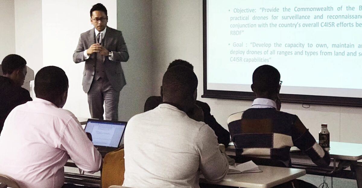 As part of the event of Rwanda Startup Company Pitch in Kobe Nick Barua gave a lecture to startups companies from Rwanda about Aerospace business in Japan and its expansion in Africa at Kobe Institute of Computing hosted by JICA 21 January 2019