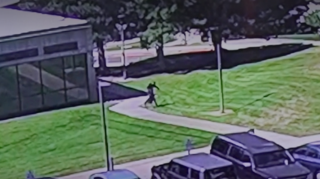 A person of interest seen leaving roof after Charlie Kirk was shot and killed