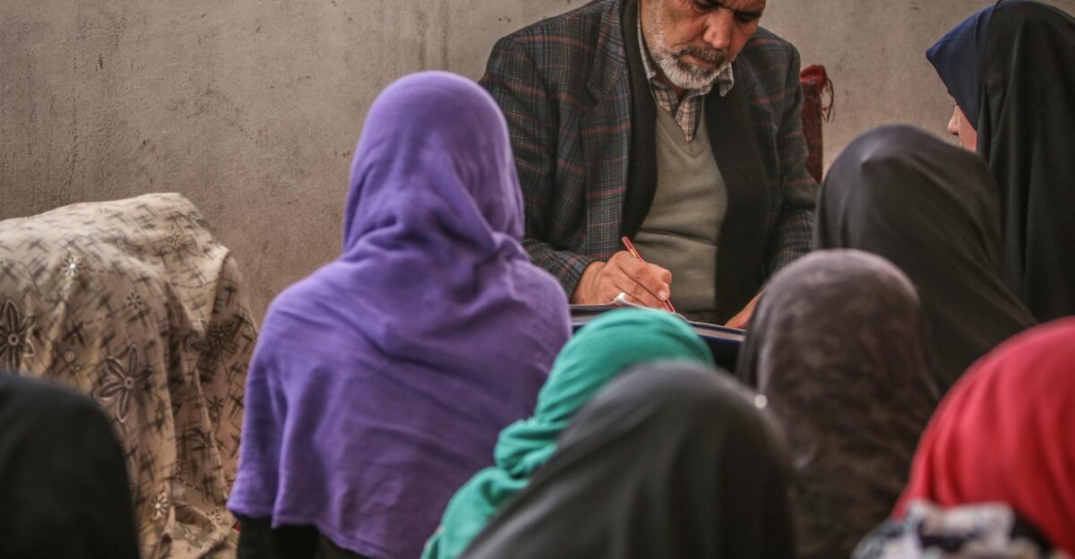 The calligraphy teacher