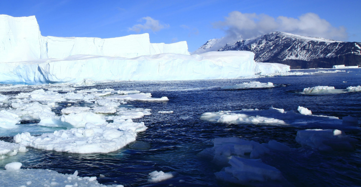 ice berg on body of water