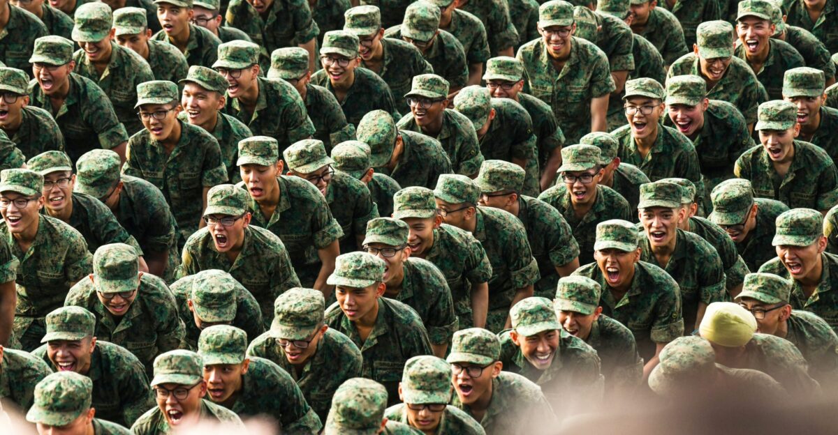 group of soldier during daytime