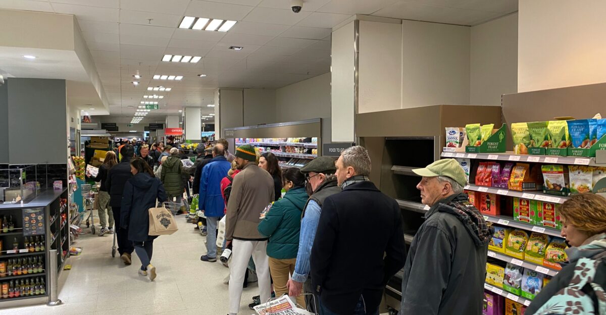 people walking on a shopping mall