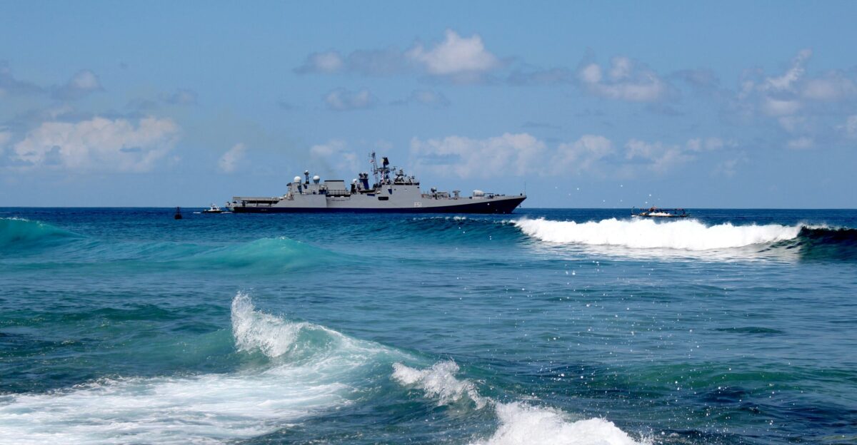 white and black ship on sea during daytime