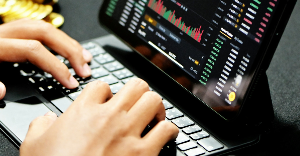 person using black laptop computer