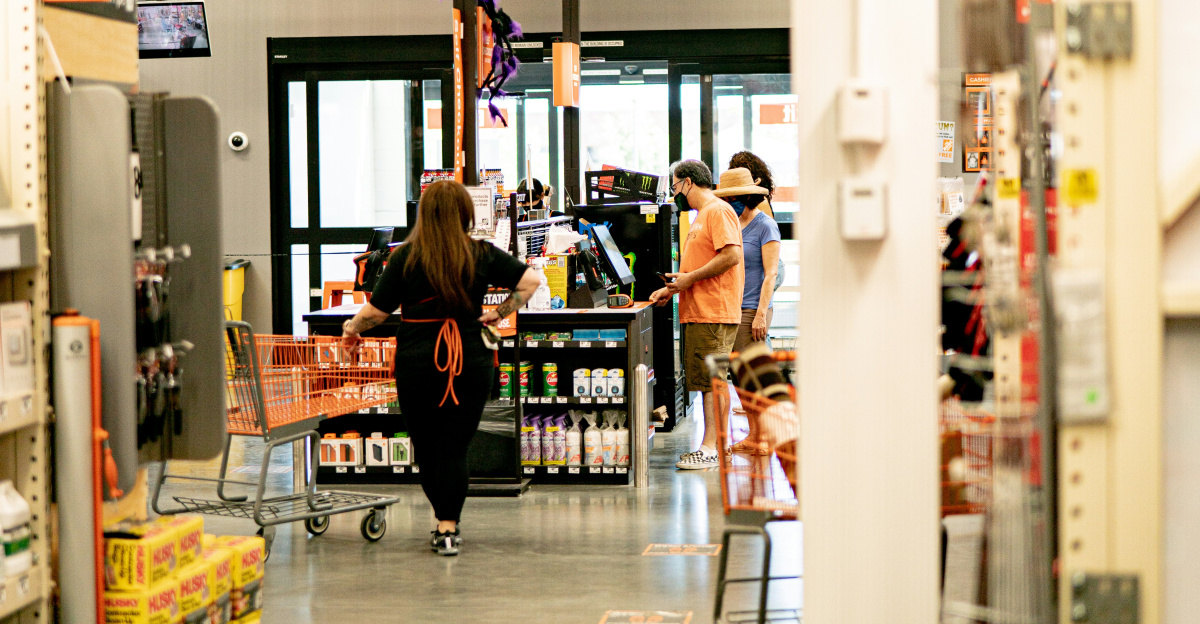 a store filled with lots of shelves filled with items