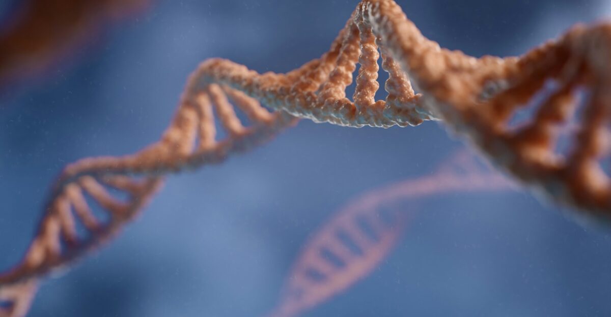 a close up of a structure with a blue background