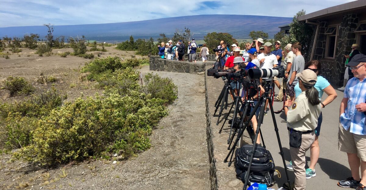 NPS Janice Wei Waiting on the lava lake to overflow again on Sunday 4 22