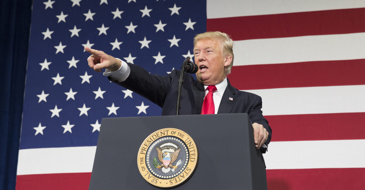 President Donald J Trump participates in a tax reform kickoff event at the Loren Cook Company Wednesday August 30 2017 in Springfield Missouri Official White House Photo by Joyce N Boghosian