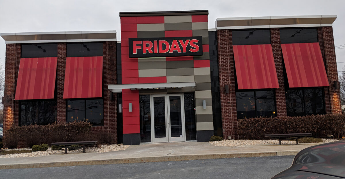 A modern TGI Fridays location in Easton Pennsylvania U S