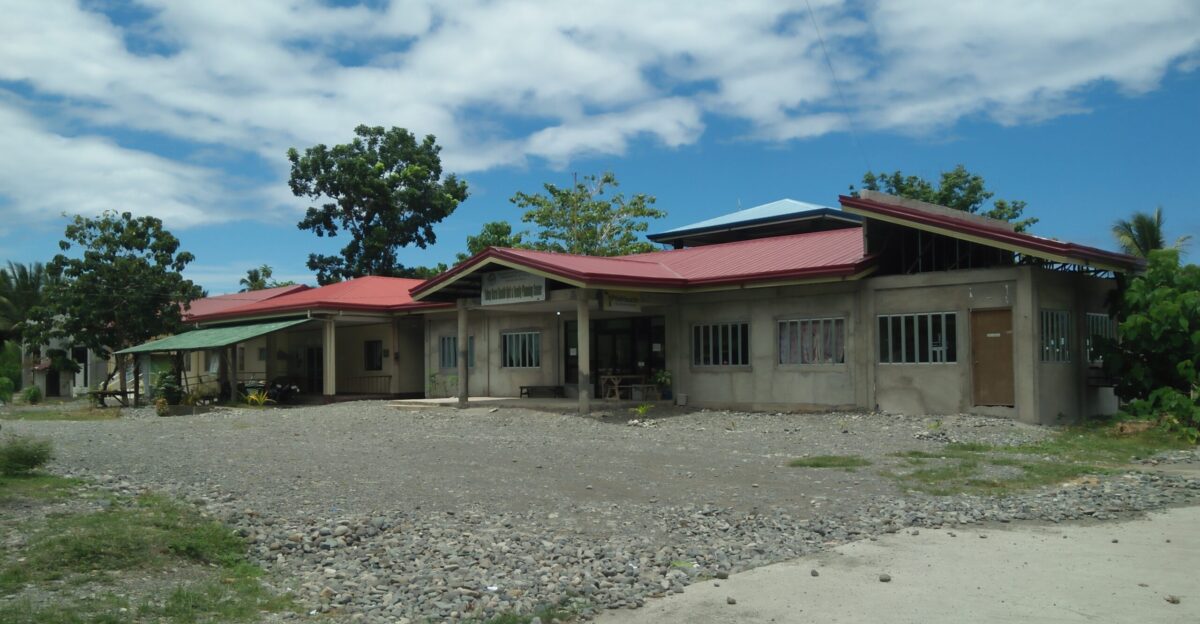 Their municipal rural healthcare center was located at the back of the Municipal Hall in Tubay Agusan del Norte