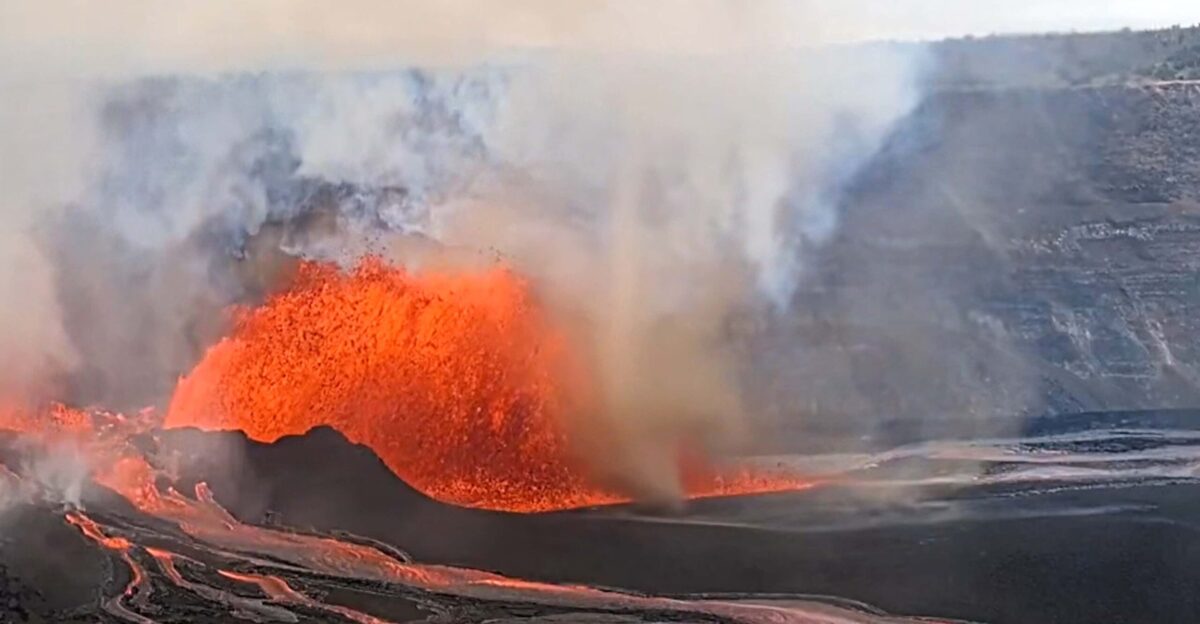 Volnado Swirls Around Latest K lauea Outburst Weather com