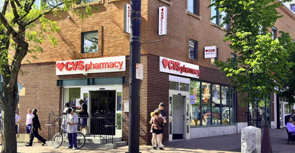 A CVS Pharmacy on Church Street in Burlington Vermont