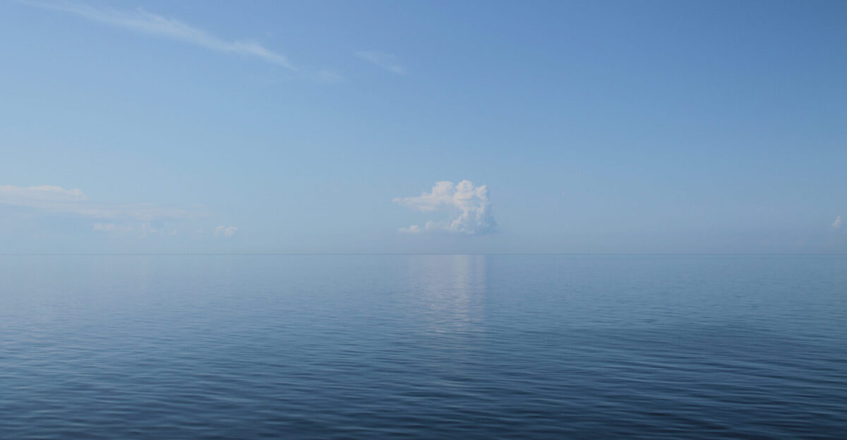 Baltic Sea and Cloud