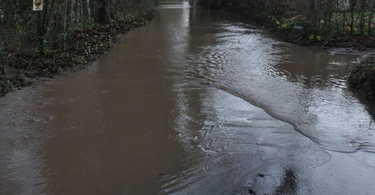 Bickleigh Flooded Road