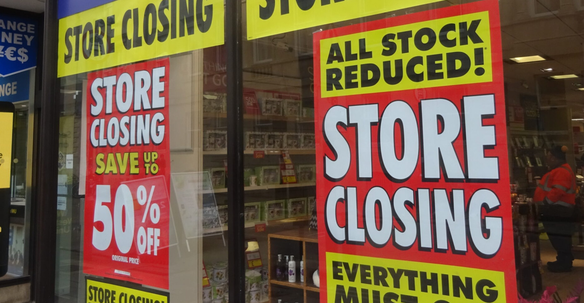 Boswells of Oxford - store closing signs