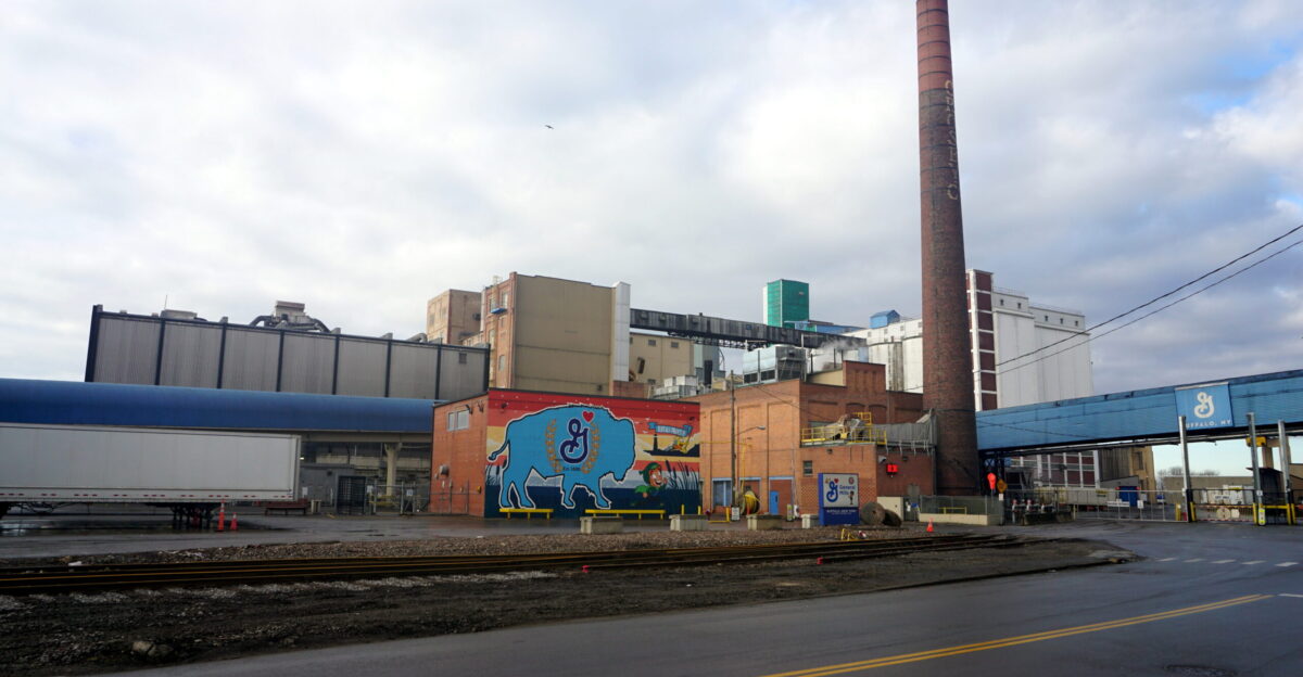 The General Mills plant in Buffalo New York United States