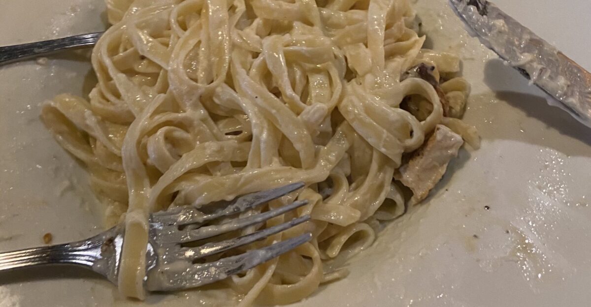 Chicken fettuccine alfredo