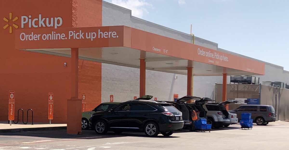 Online ordering scheduled pickup reduces the need to congregate in the store