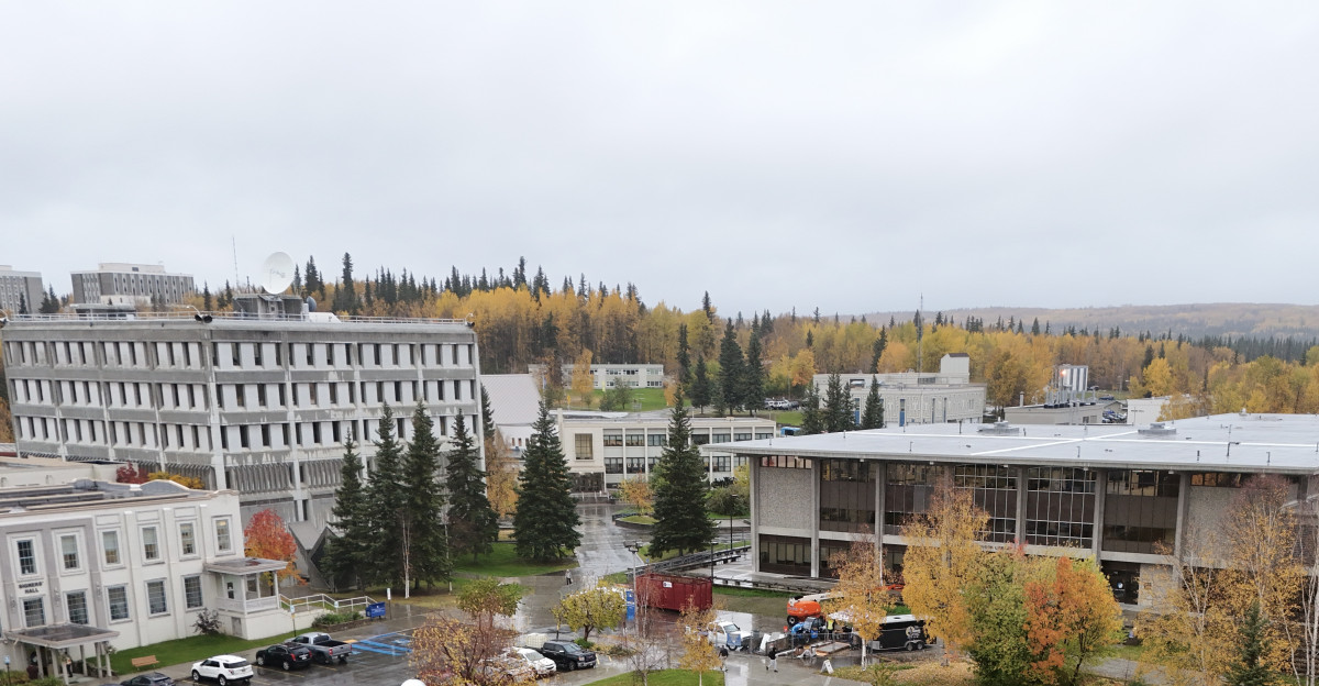 Cornerstone Plaza at the University of Alaska Fairbanks
