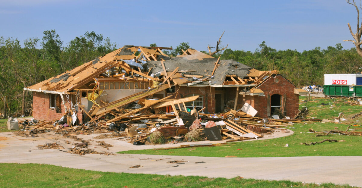 Oklahoma County OK May 24 2010 - Little remains of a home destroyed by one of the 22 confirmed tornadoes that swept across eastern Oklahoma on May 10 The powerful storms produced the fourth largest single-day outbreak in the state s history FEMA Photo by Win Henderson