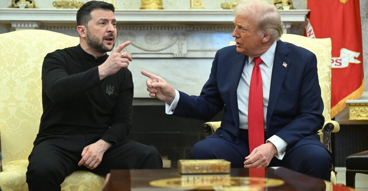 Trump and Zelenskyy s White House meeting turns into a heated