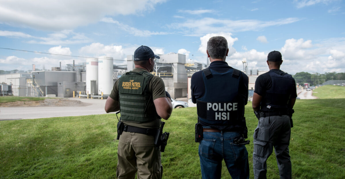 SALEM OH - Special agents from U S Immigration and Customs Enforcement s ICE Homeland Security Investigations HSI late Tuesday executed a criminal search warrant at Fresh Mark in Salem OH in addition to federal document search warrants at threee other Fresh Mark locations in Northern Ohio During the search warrant execution authorities identified more than 100 Fresh Mark employees working at the Salem meat processor who were subject to arrest for immigration violations