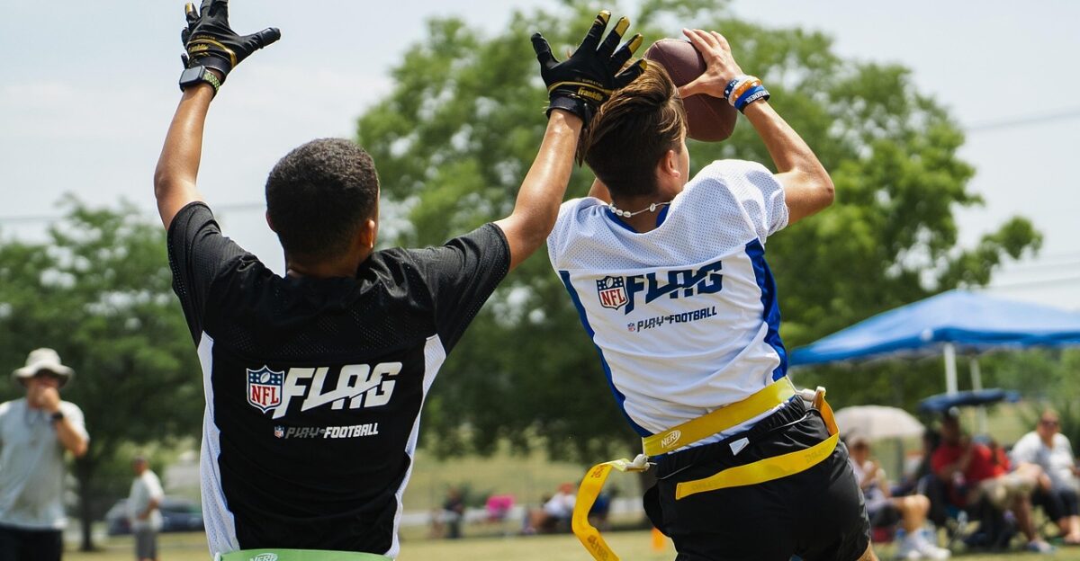 flag football football sport kids athletes american football nfl flag team field touchdown throw catch gridiron pigskin youth flag football flag football flag football flag football flag football