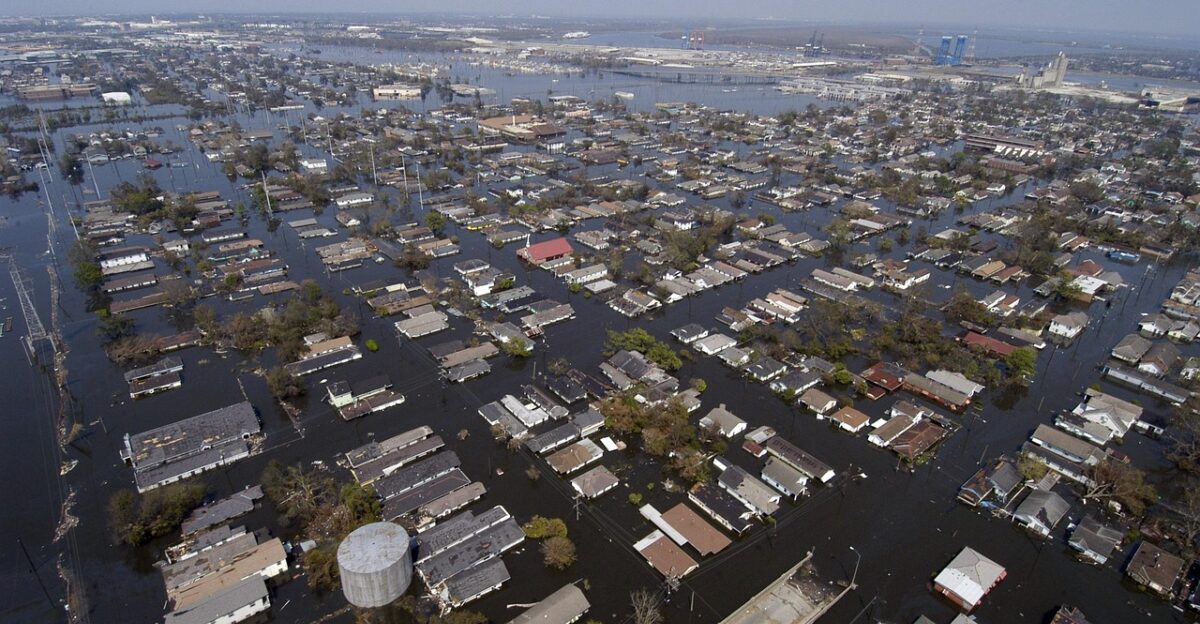 new orleans louisiana after hurricane katrina city buildings cities outside flooded devastation nature flood water sky clouds architecture gray sky gray city gray water gray clouds gray news gray new