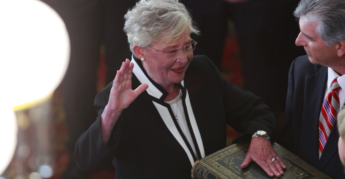 Governor Kay Ivey was sworn in as the 54th governor of Alabama on April 10 2017 at the Alabama State Capitol Photo source Governor s Office