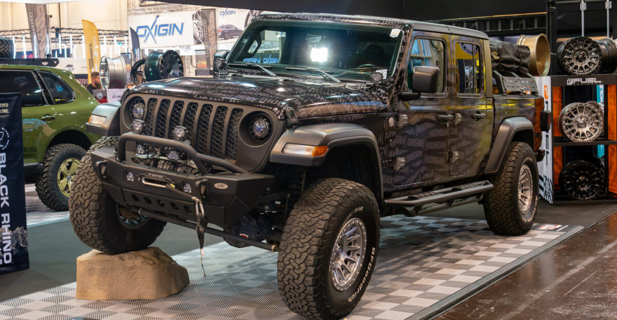 Jeep Gladiator modified by Hoonigan at Essen Motor Show 2023