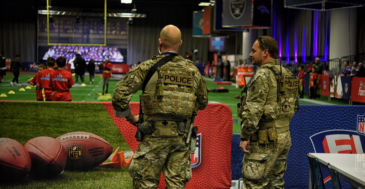HSI SRT members will be a visible presence throughout Super Bowl week leading up to the big game