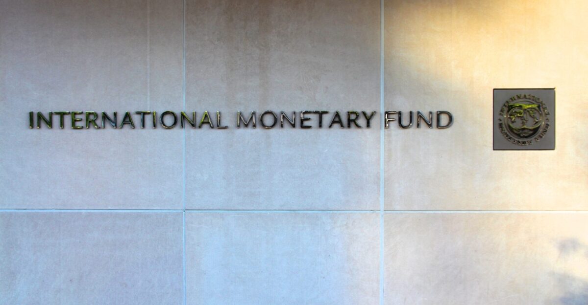 International Monetary Fund IMF headquarters in Washington D C USA