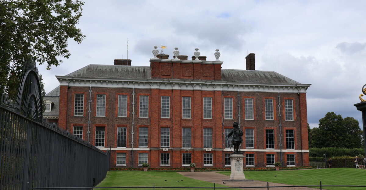 Kensington Palace in Kensington Gardens London England United Kingdom